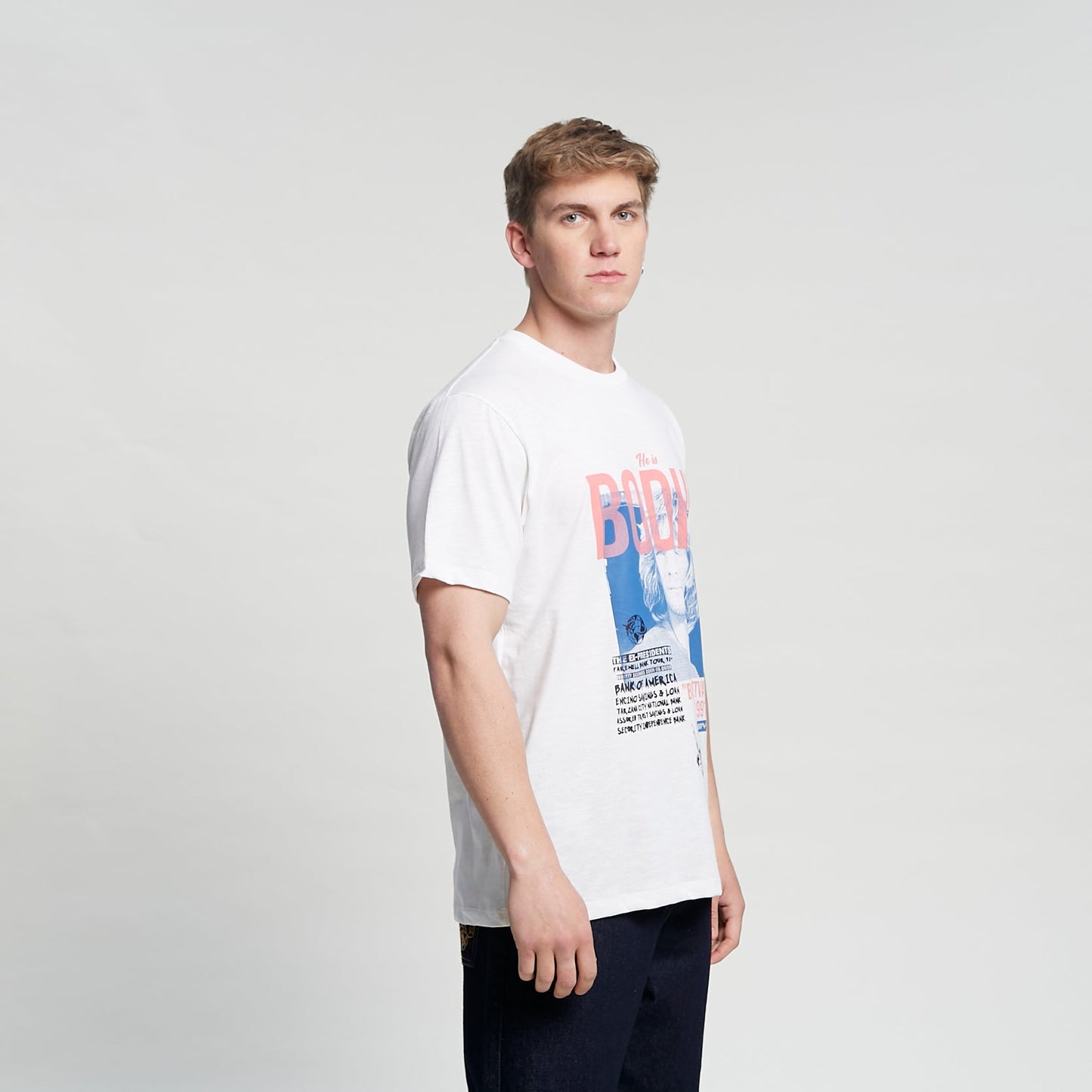 Remera Mc Rusty Bodhi Tee Off White