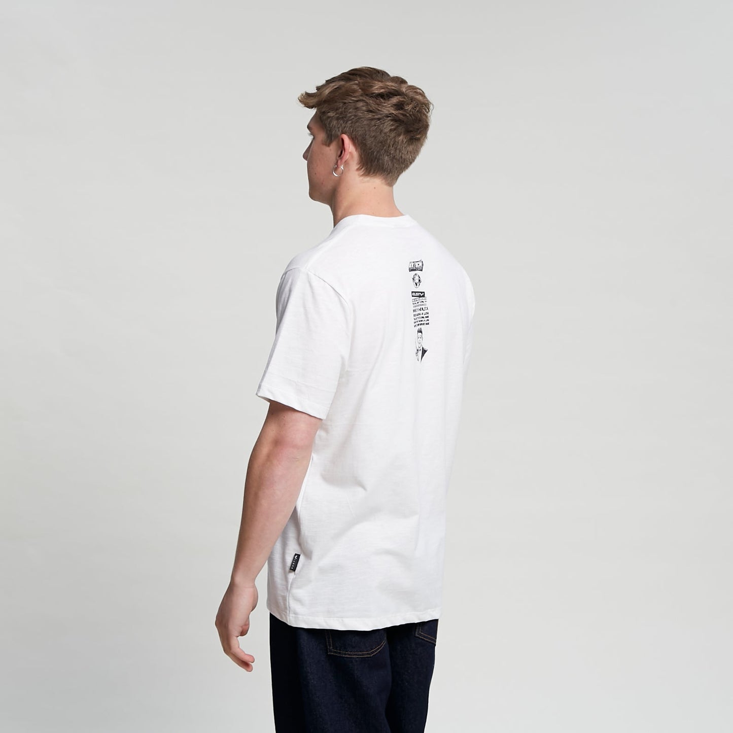 Remera Mc Rusty Bodhi Tee Off White