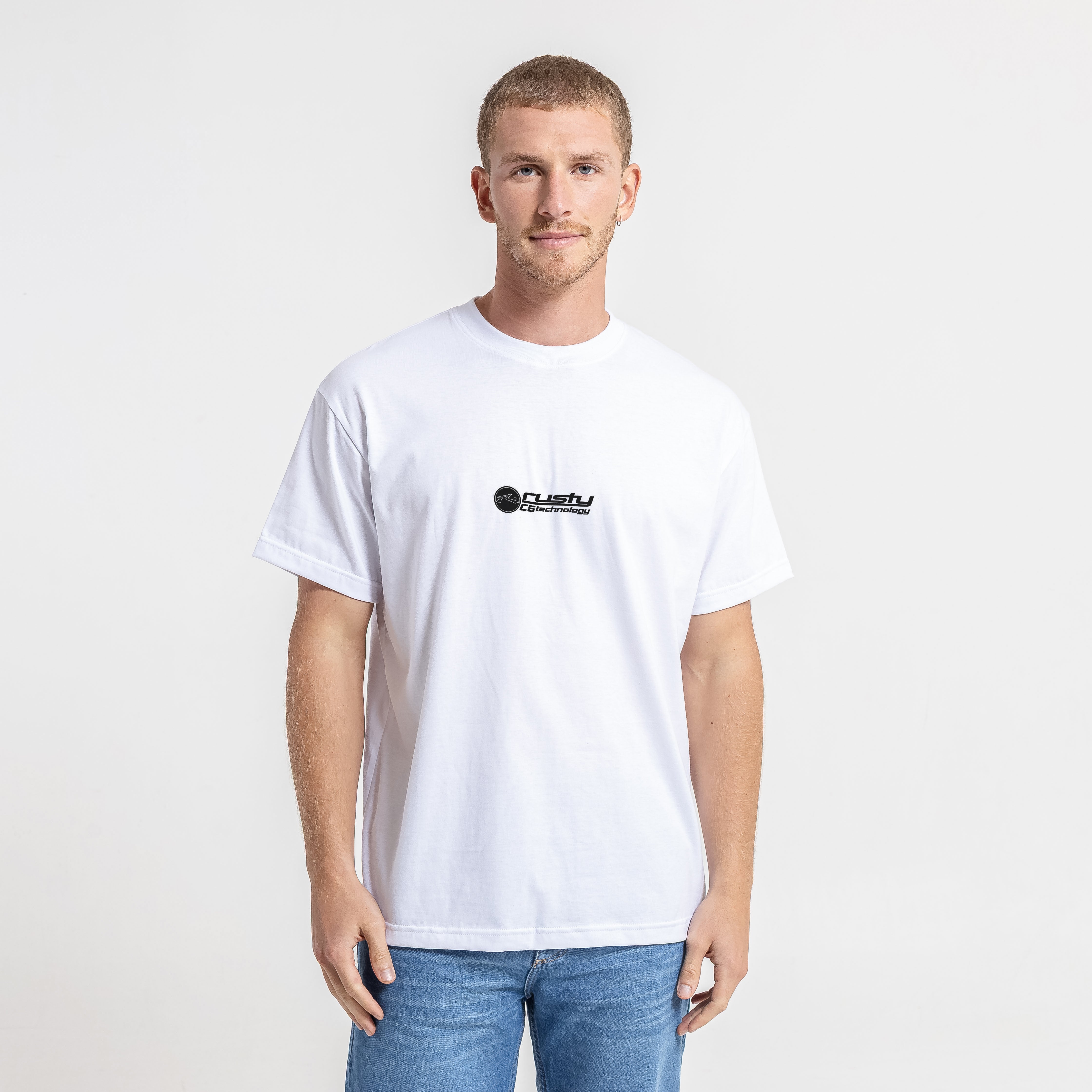 Remera Mc Rusty Circuit 2000 Tee White