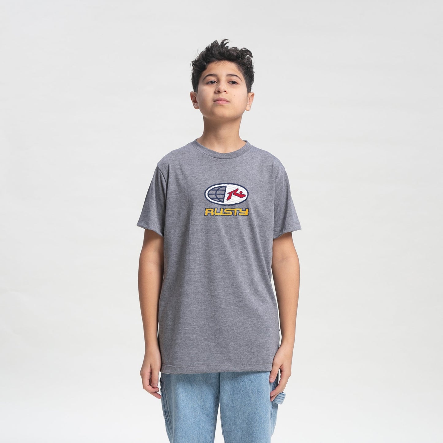 Remera Mc Rusty Coach Tee Jr Grey Marle