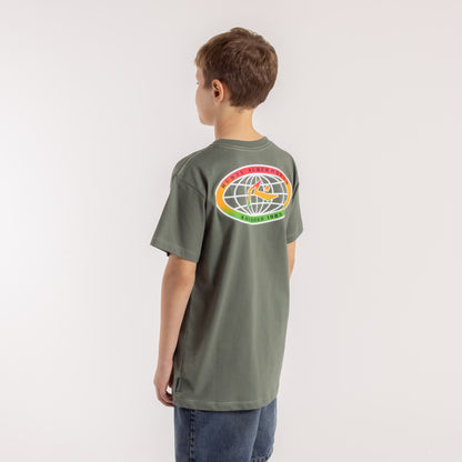 Remera Mc Rusty Colors Of World Tee Jr Shadow Army