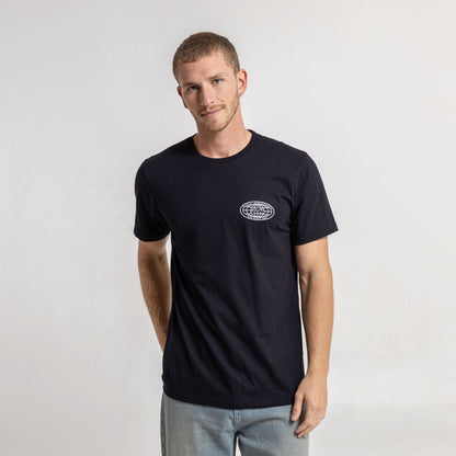 Remera Mc Rusty Colors Of World Tee Black