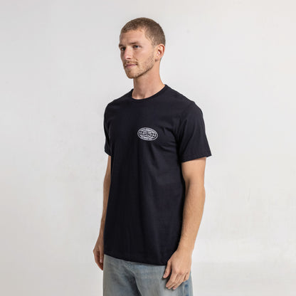 Remera Mc Rusty Colors Of World Tee Black