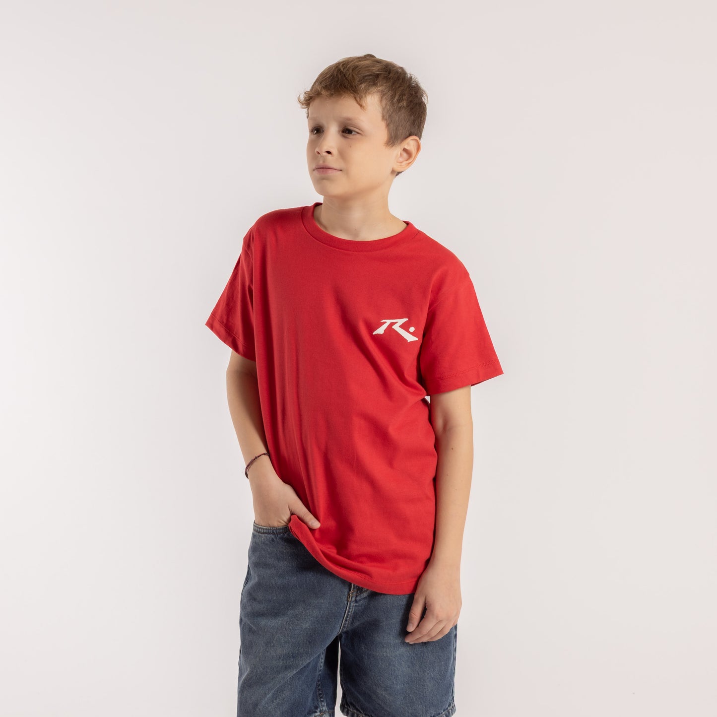 Remera Mc Rusty Competition Tee Jr Red/Ecru
