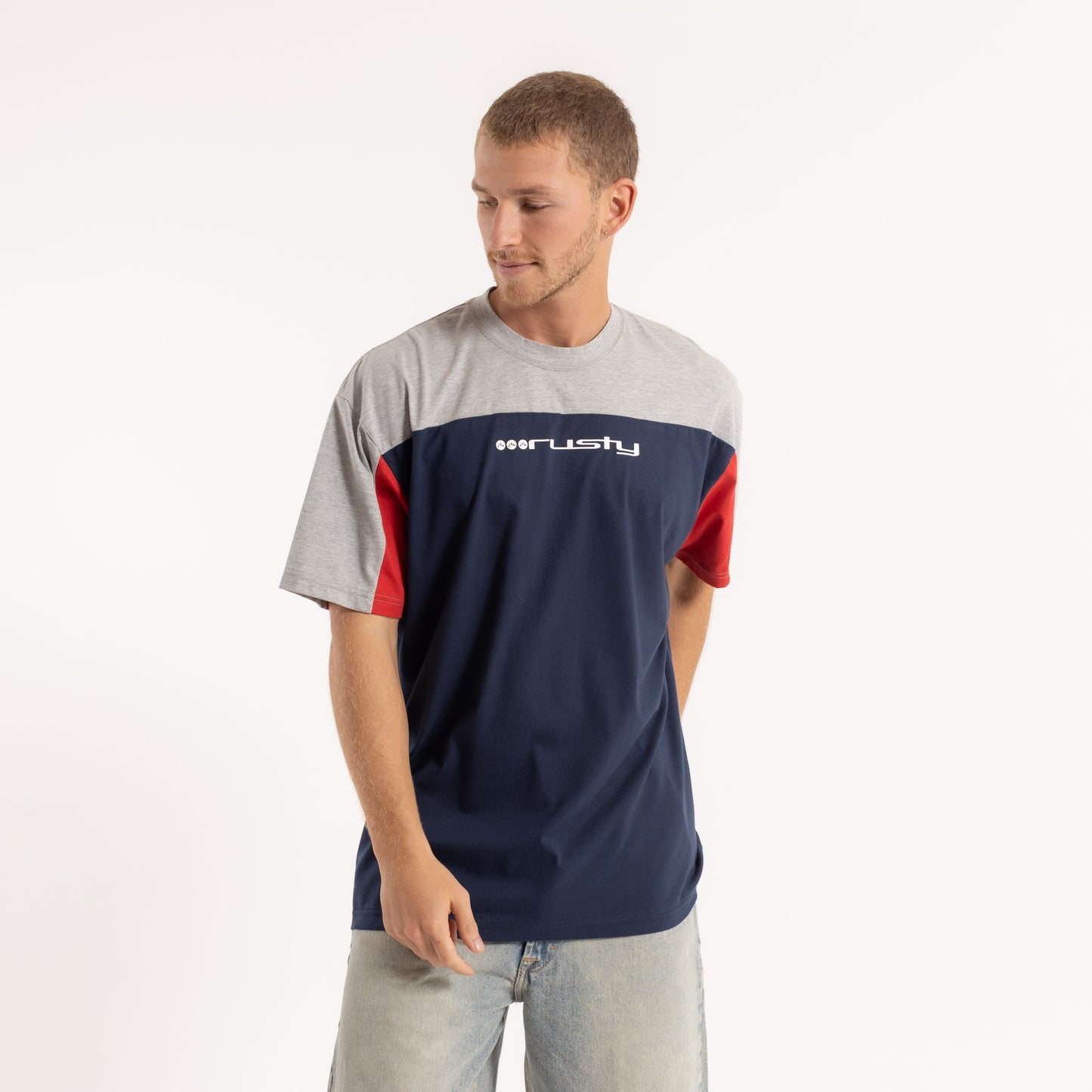 Remera Mc Rusty Genetic Tee Navy Blue