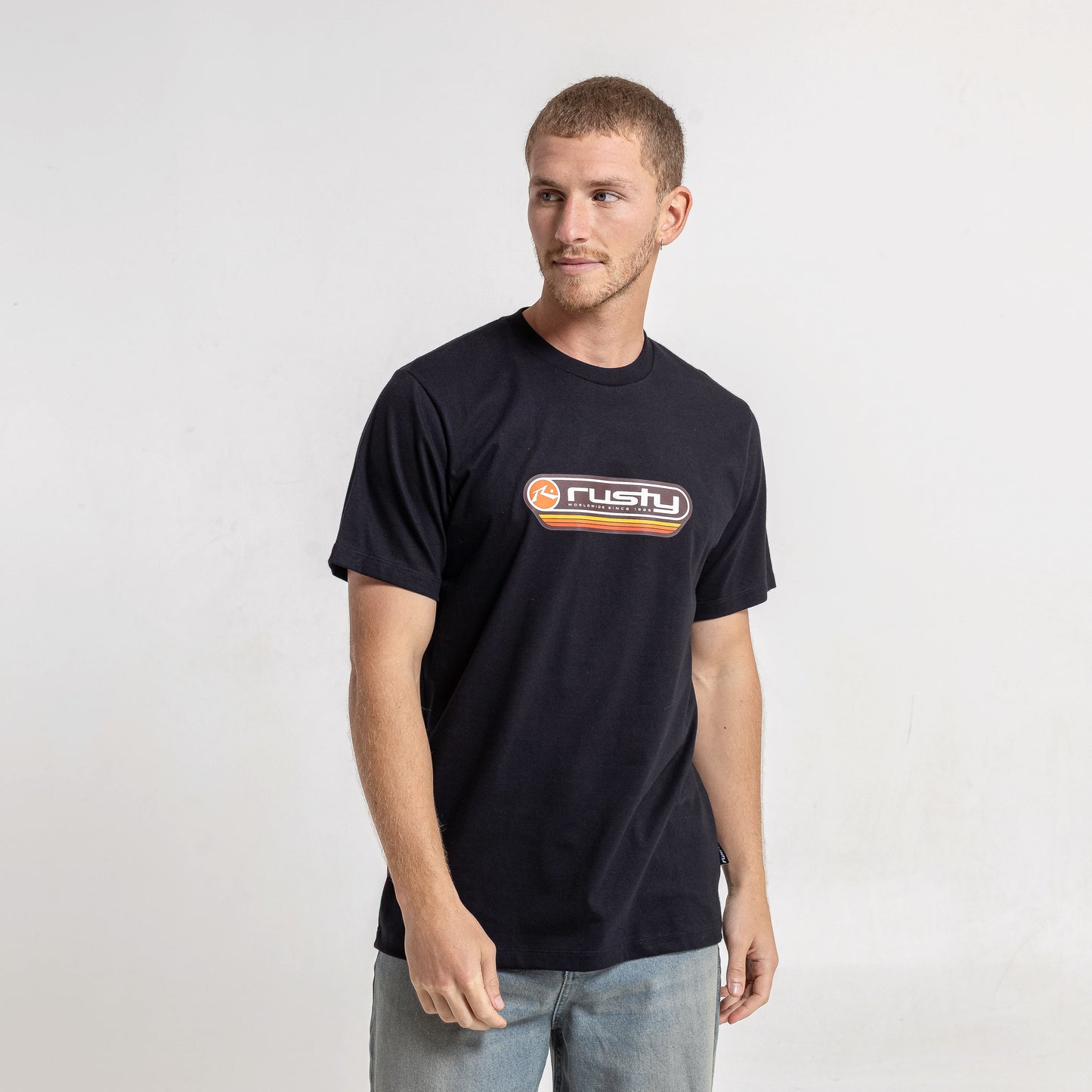 Remera Mc Rusty Half Moon Tee Black