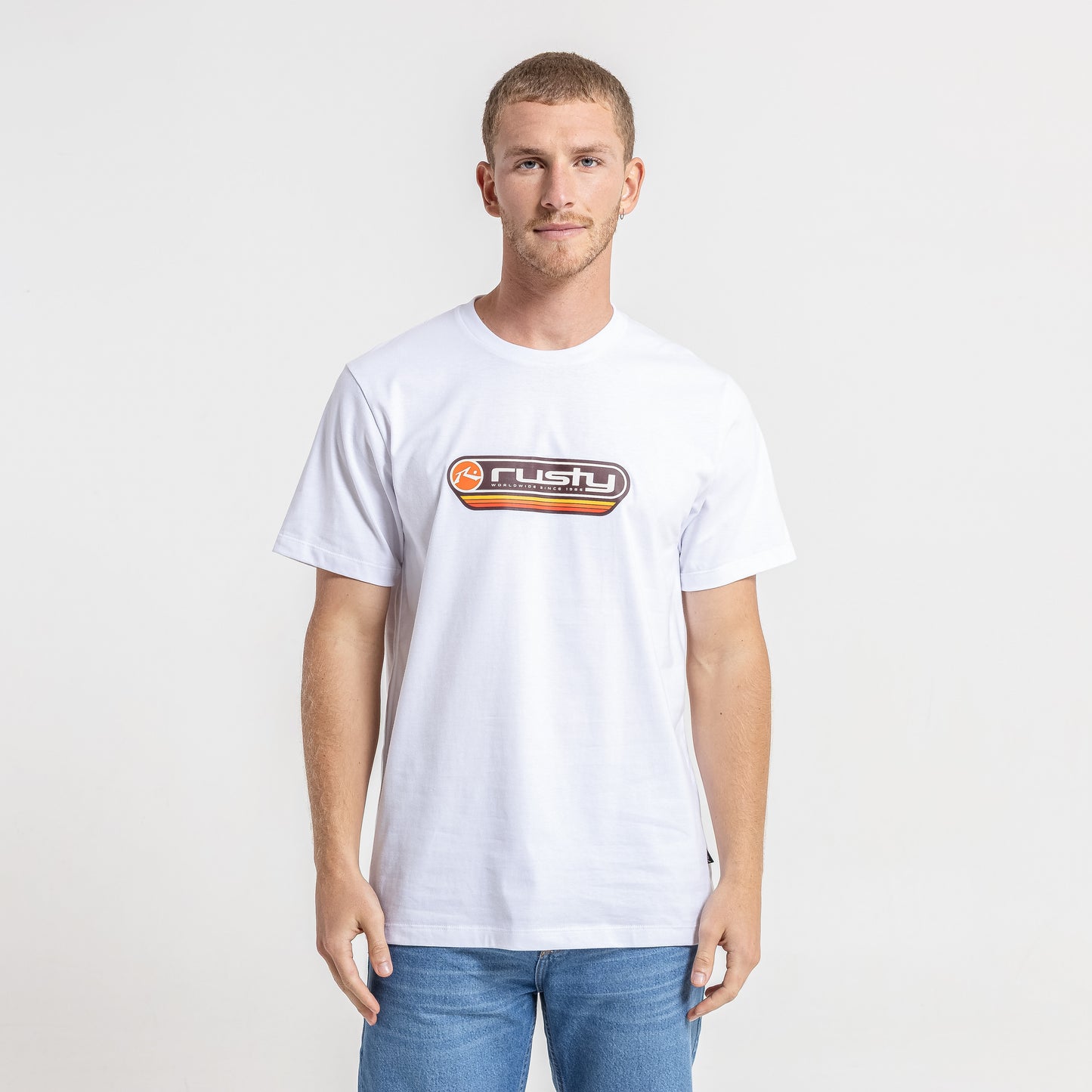 Remera Mc Rusty Half Moon Tee White