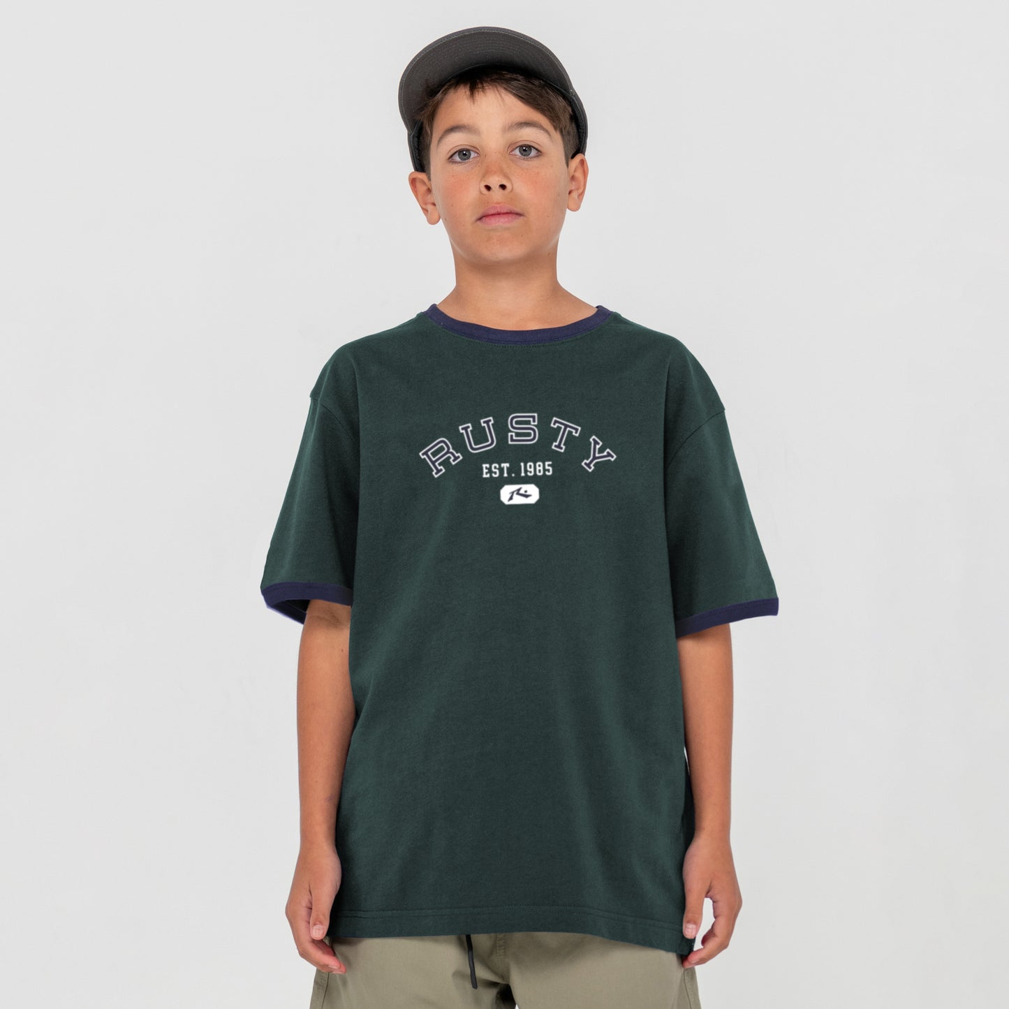 Remera Rusty Harvard Jr Green Gables
