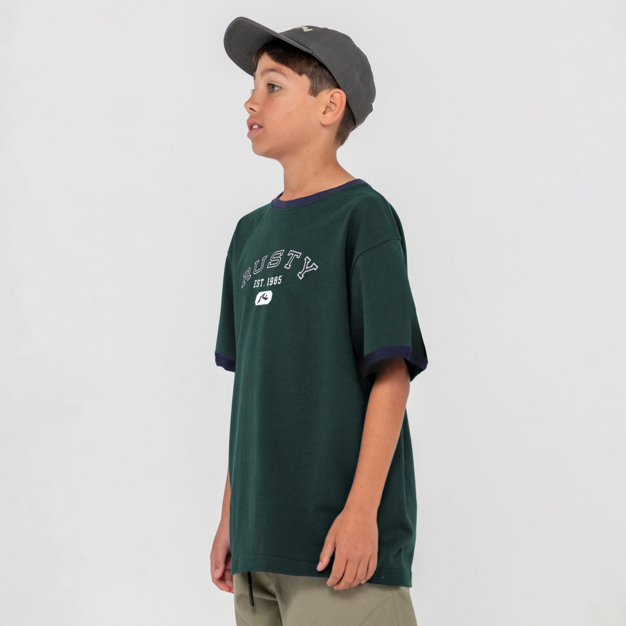 Remera Rusty Harvard Jr Green Gables