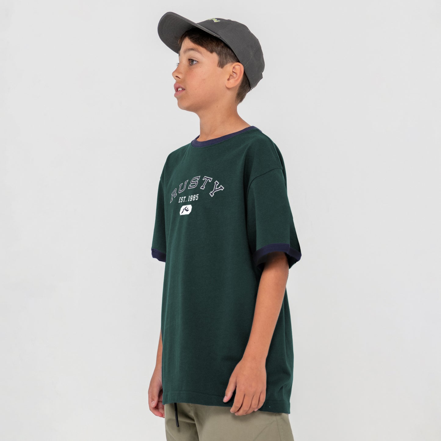 Remera Rusty Harvard Jr Green Gables