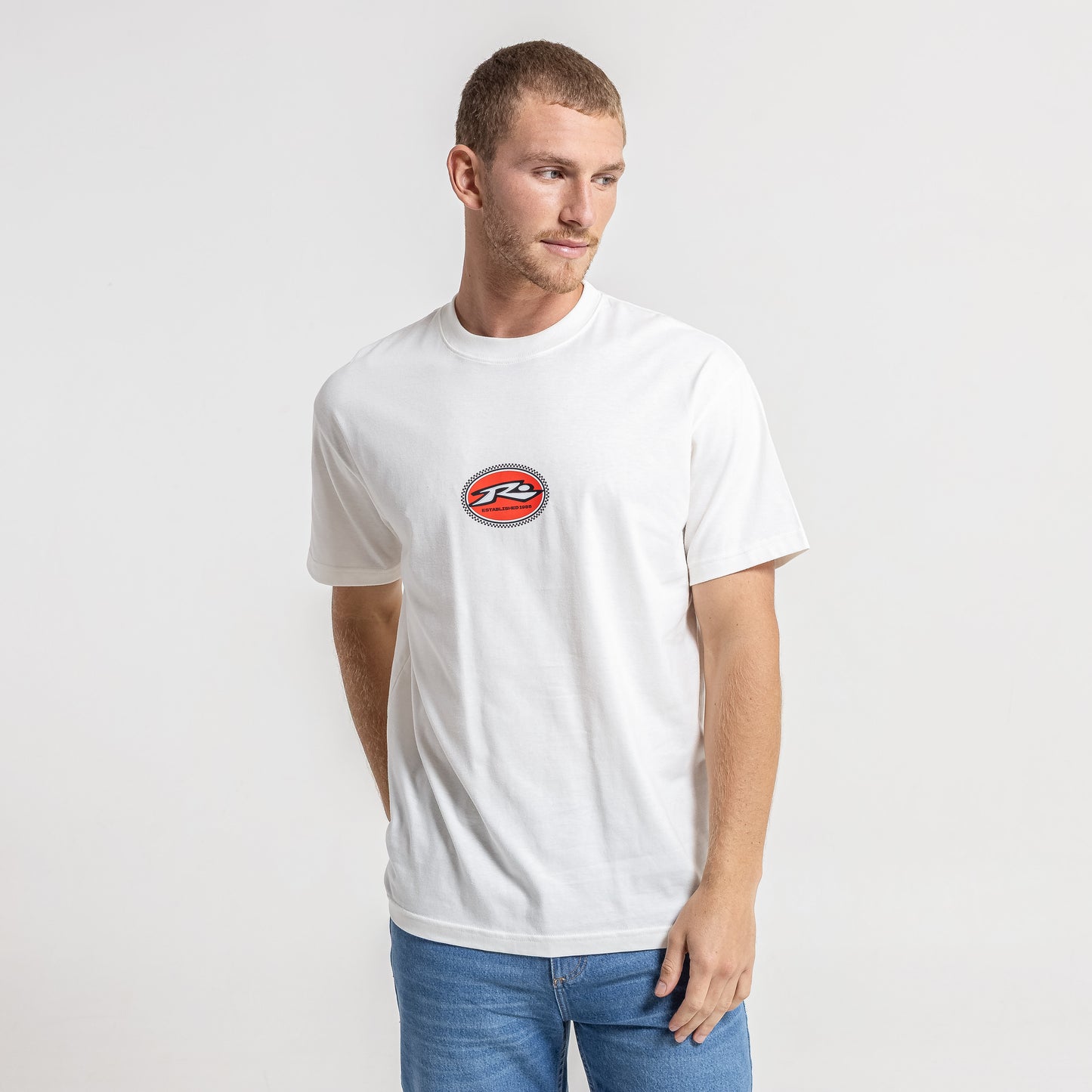 Remera Mc Rusty Highway 405 Tee Megabig Ecru