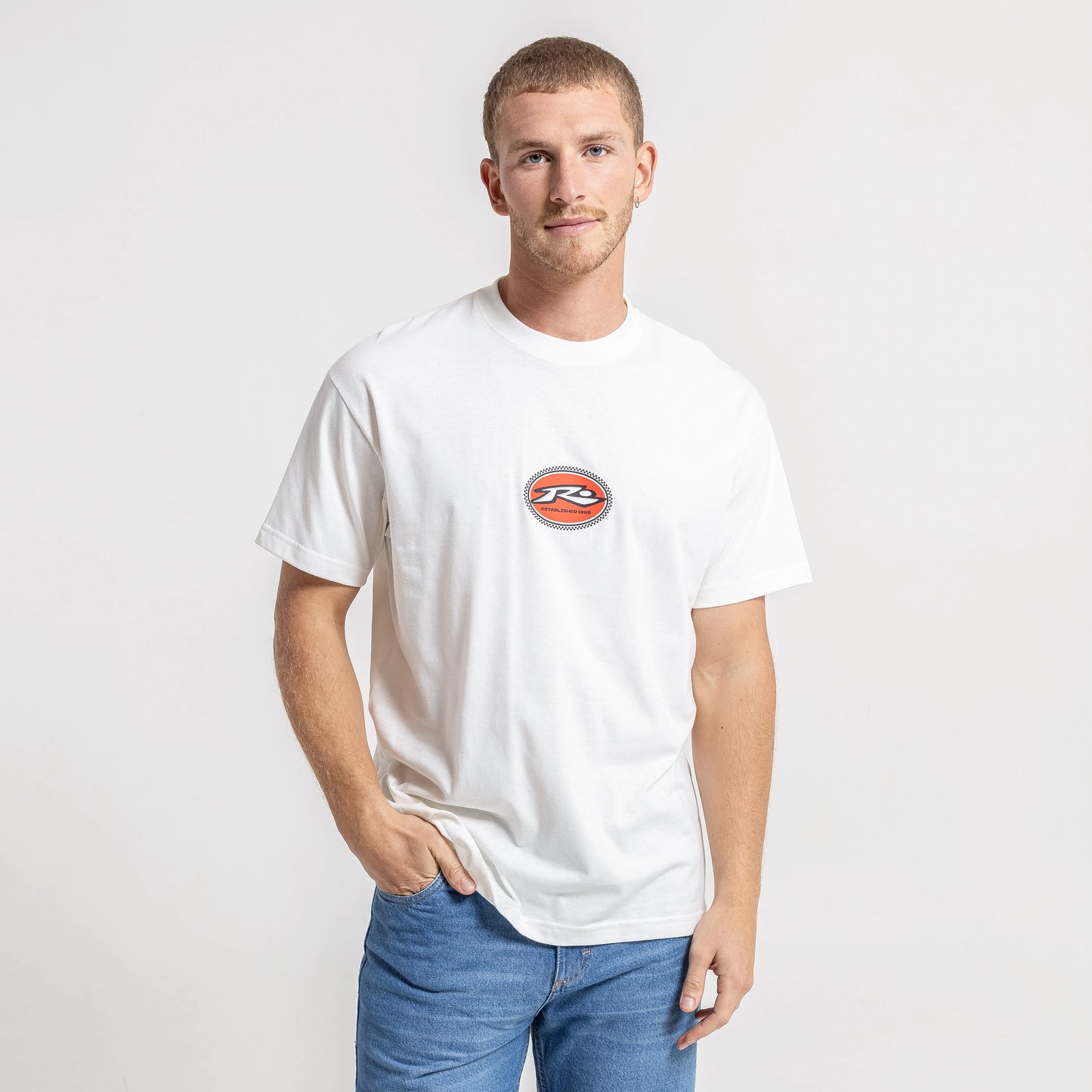 Remera Mc Rusty Highway 405 Tee Superbig Ecru