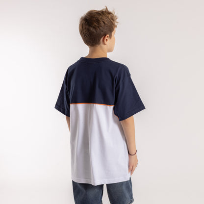 Remera Mc Rusty Infinity Tee Jr White/Navy Blue