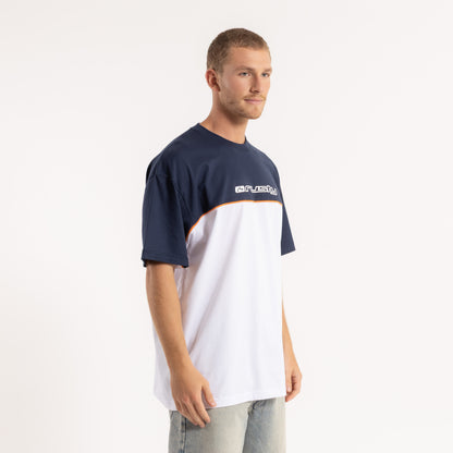 Remera Mc Rusty Infinity Tee White/Navy Blue
