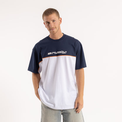 Remera Mc Rusty Infinity Tee White/Navy Blue
