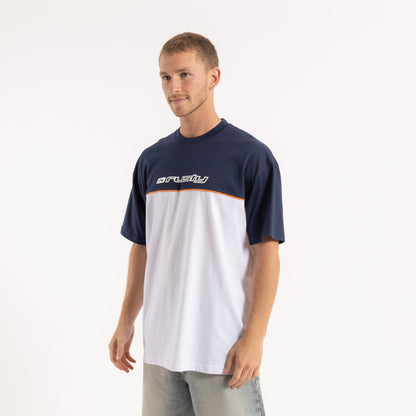 Remera Mc Rusty Infinity Tee White/Navy Blue