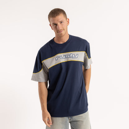 Remera Mc Rusty Kinetic Tee Navy Blue