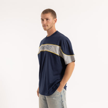 Remera Mc Rusty Kinetic Tee Navy Blue