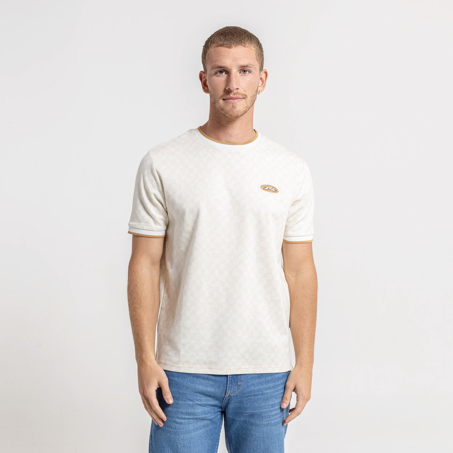 Remera Mc Rusty Leash Tee Off White