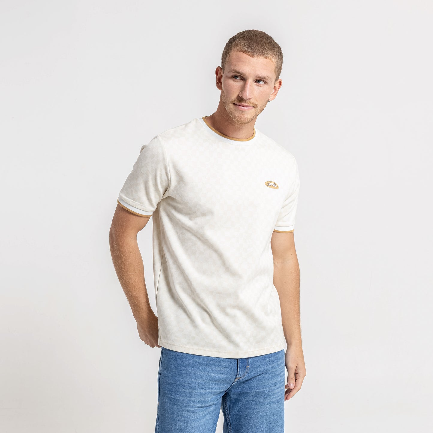 Remera Mc Rusty Leash Tee Off White