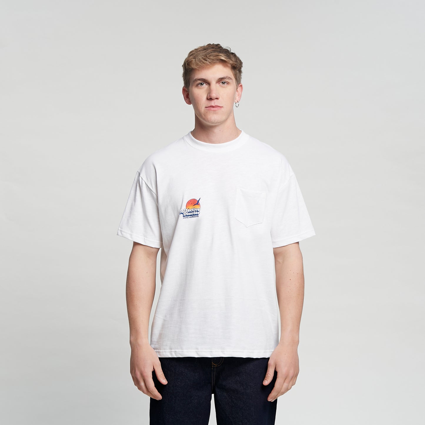Remera Mc Rusty Lockers Tee Off White