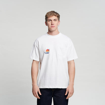 Remera Mc Rusty Lockers Tee Off White