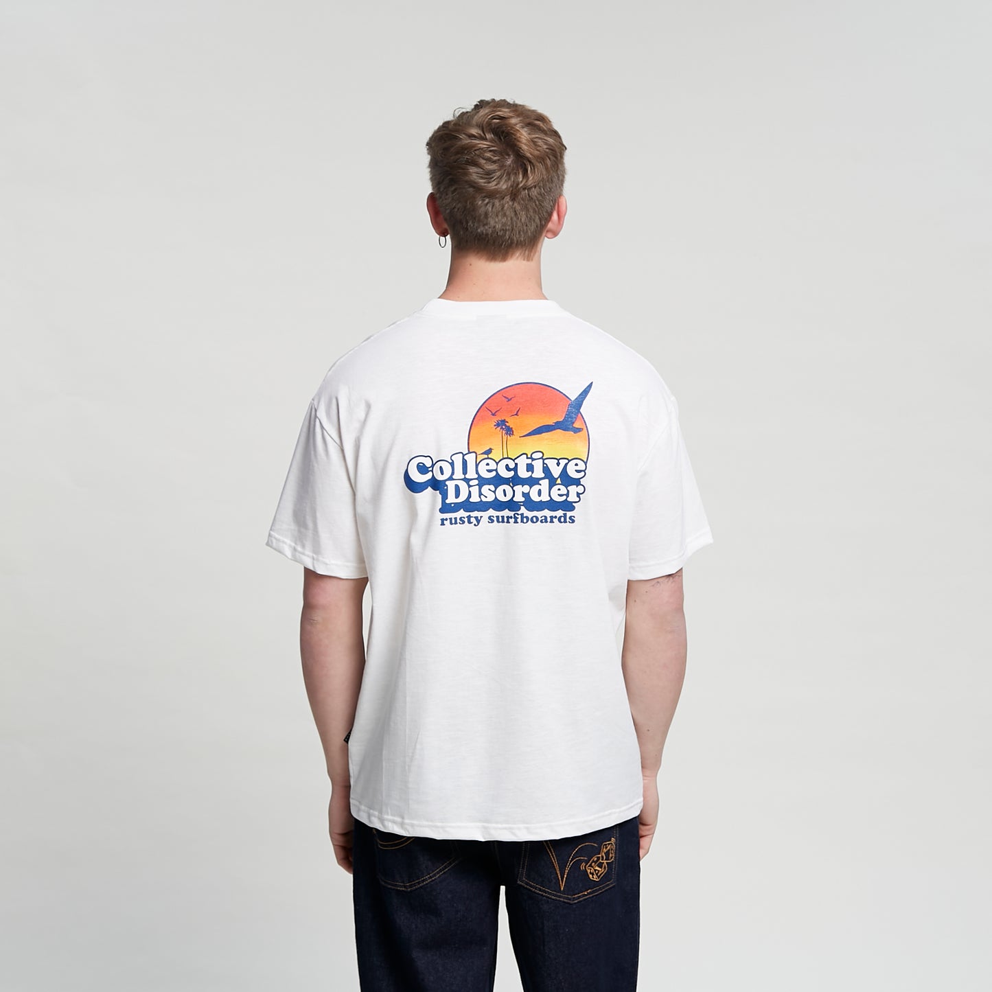 Remera Mc Rusty Lockers Tee Off White