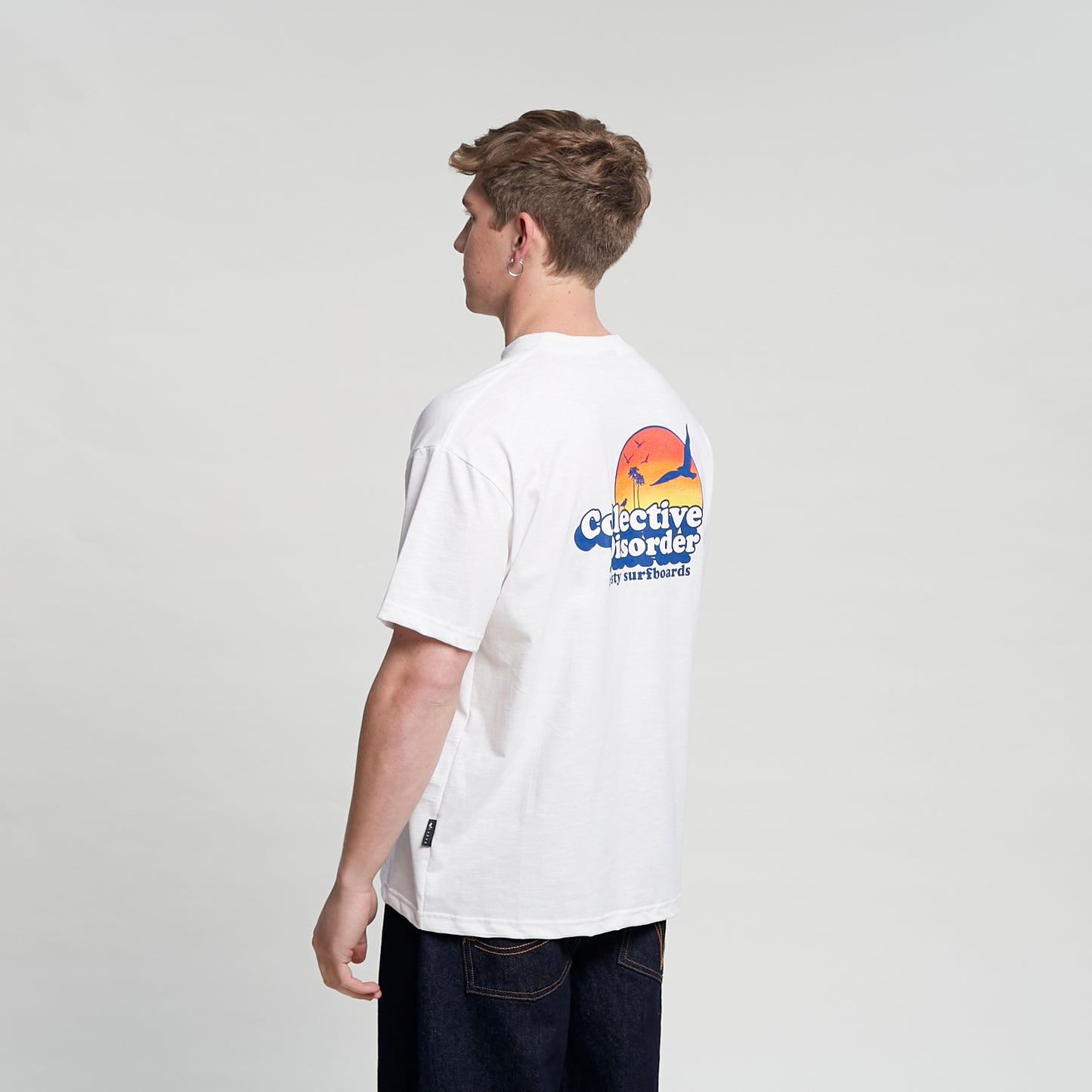Remera Mc Rusty Lockers Tee Off White