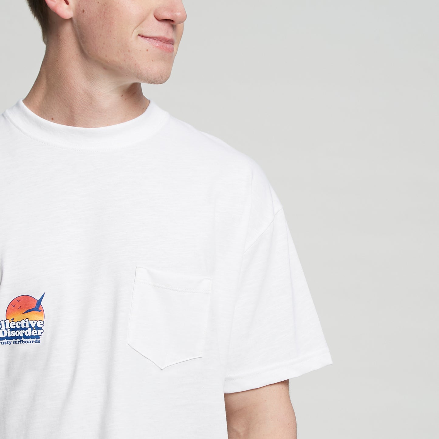 Remera Mc Rusty Lockers Tee Off White