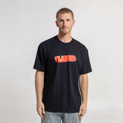 Remera Mc Rusty Logo Town Tee Black