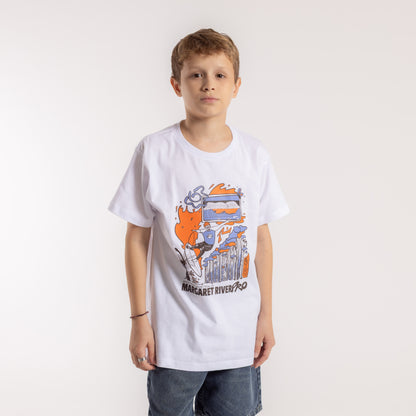 Remera Mc Rusty Margaret River 25 Serie 2 Tee Jr White