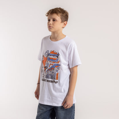 Remera Mc Rusty Margaret River 25 Serie 2 Tee Jr White