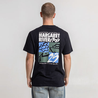 Remera Mc Rusty Margaret River 25 Serie 2 Tee Black