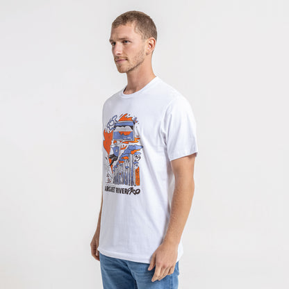 Remera Mc Rusty Margaret River 25 Serie 2 Tee White