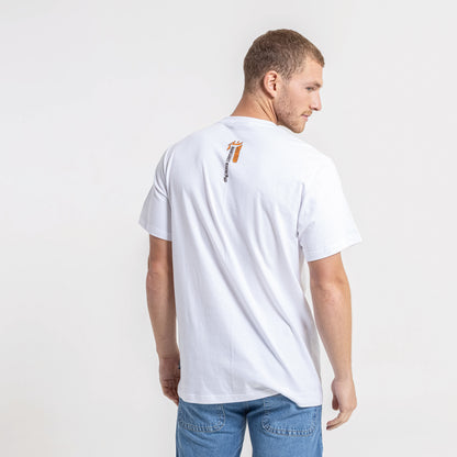 Remera Mc Rusty Margaret River 25 Serie 2 Tee White