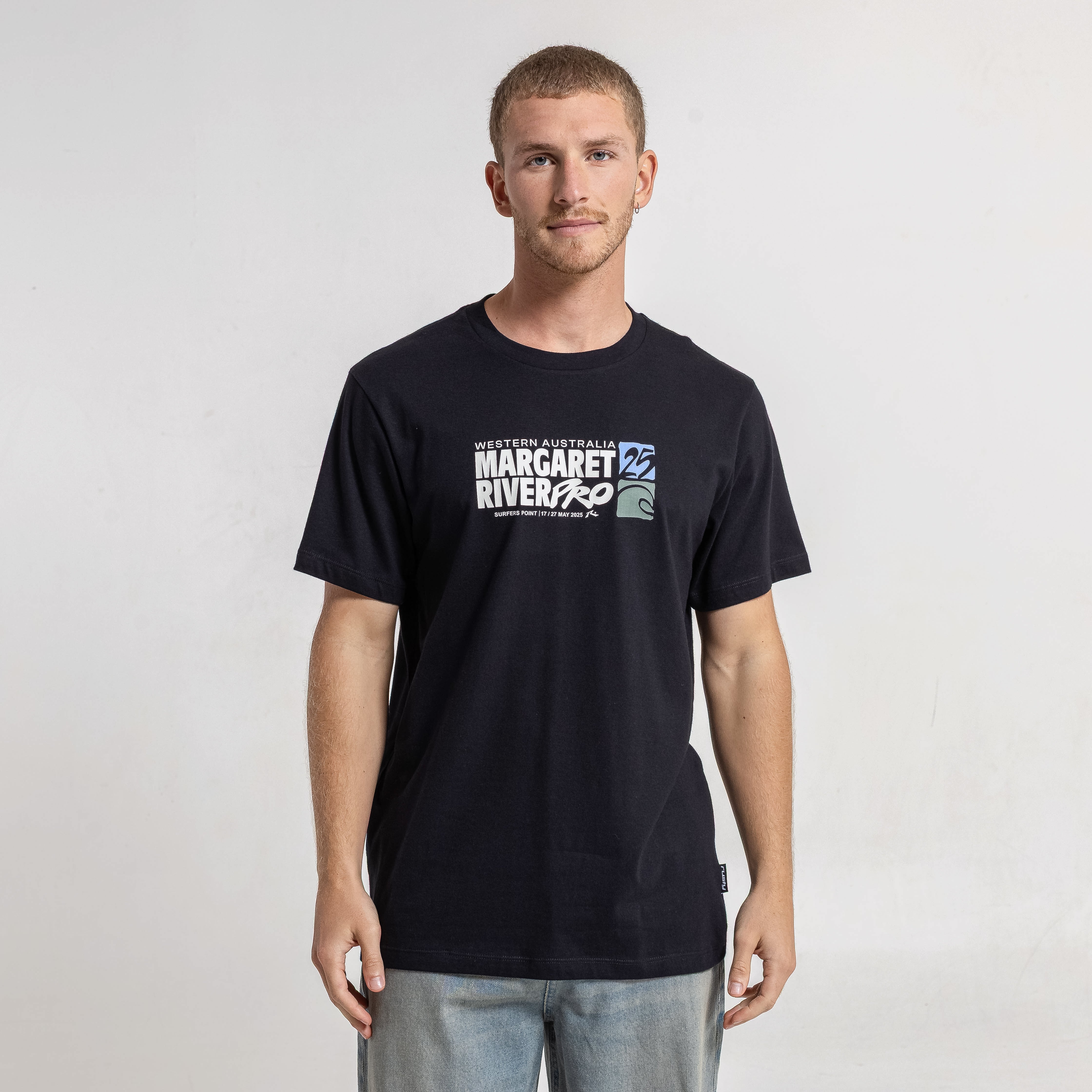 Remera Mc Rusty Margaret River 25 Serie 2 Tee Black