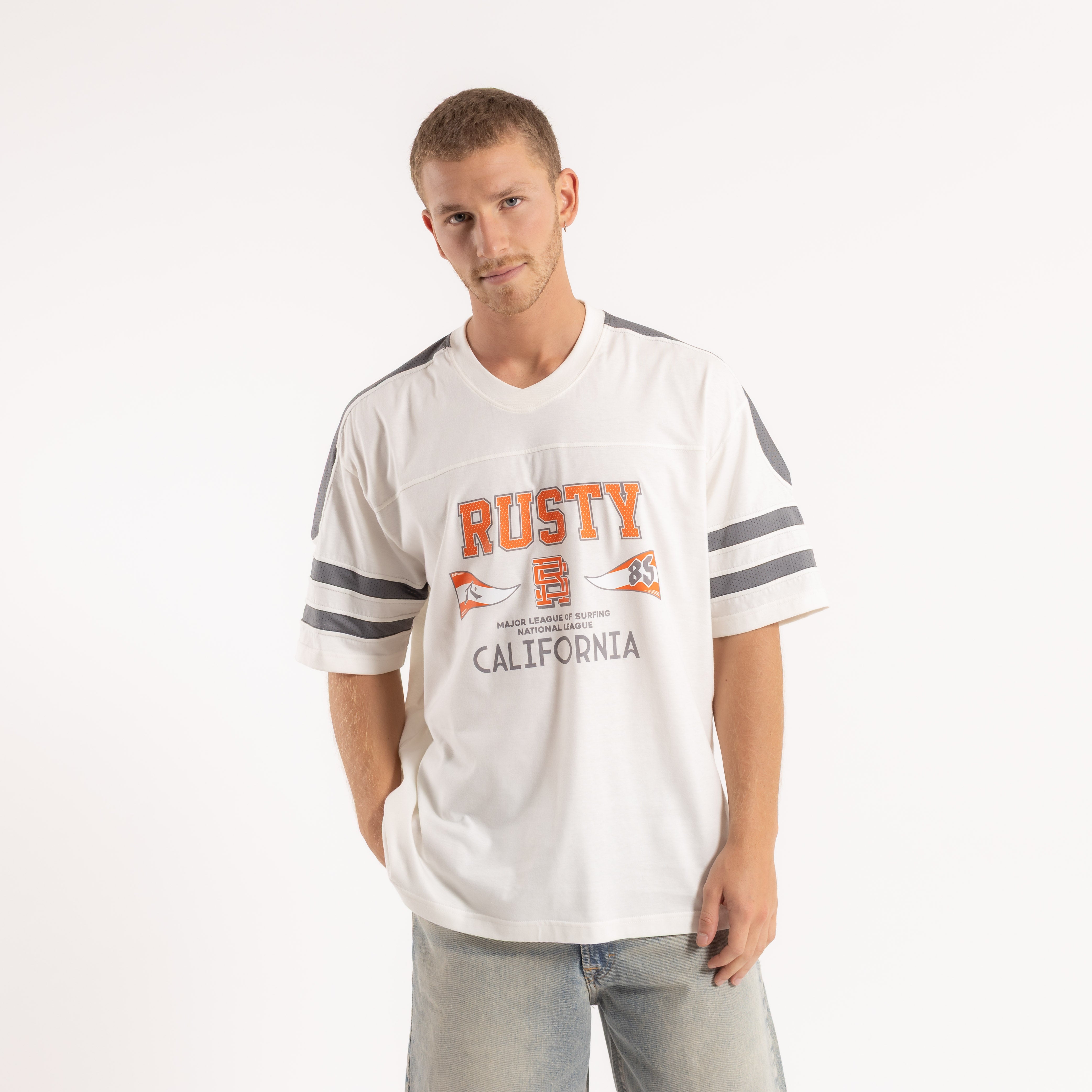 Remera Mc Rusty New Makenz Tee Ecru