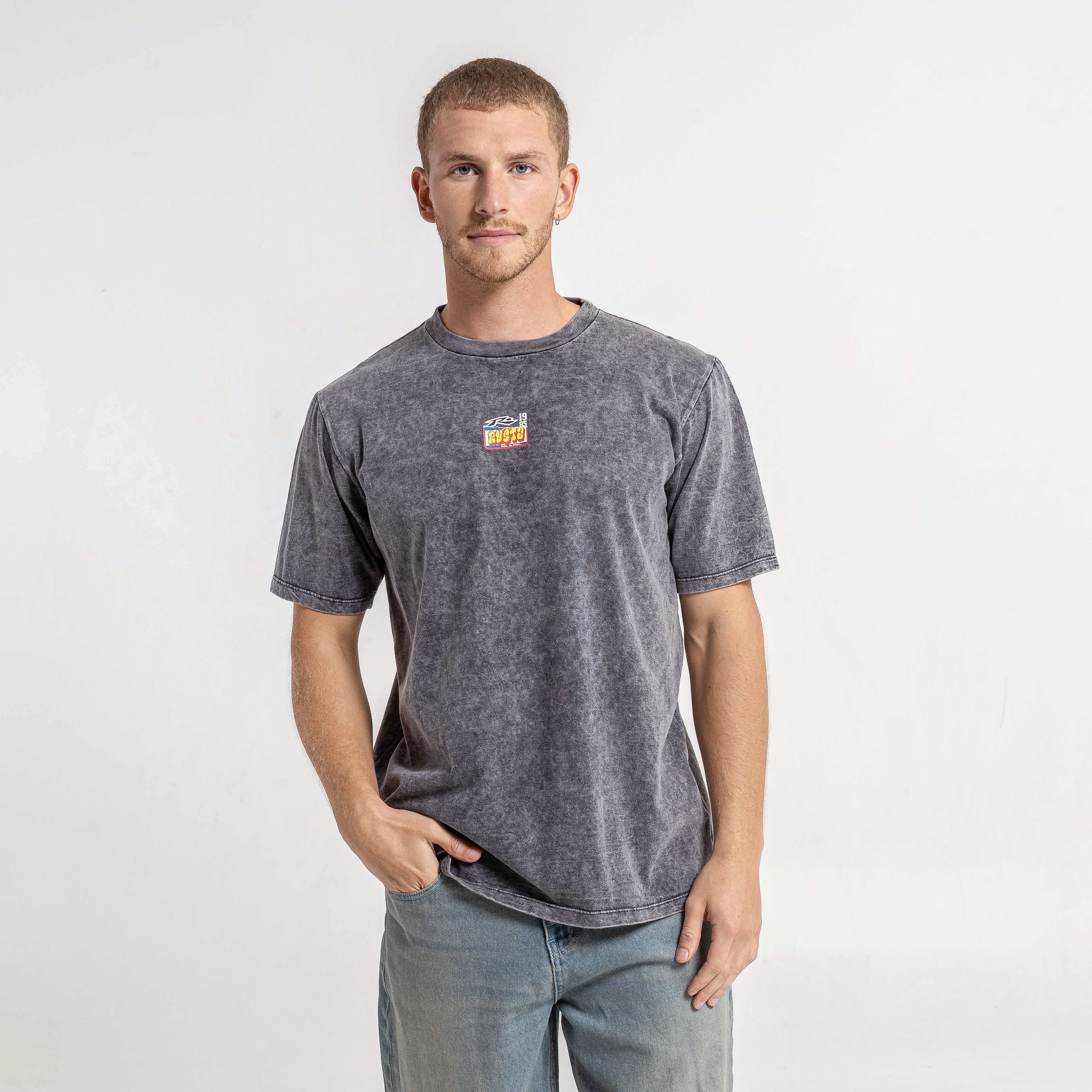 Remera Mc Rusty Patching Tee Process Black