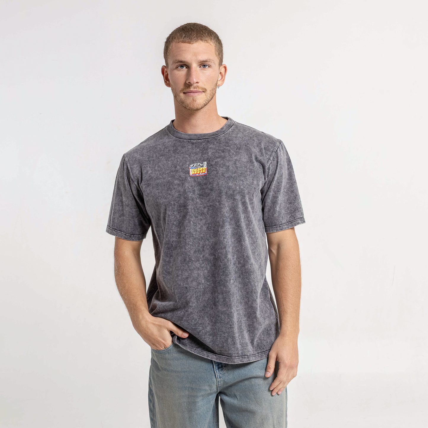 Remera Mc Rusty Patching Tee Process Black
