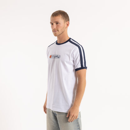 Remera Mc Rusty Poppa Tee White/Navy Blue