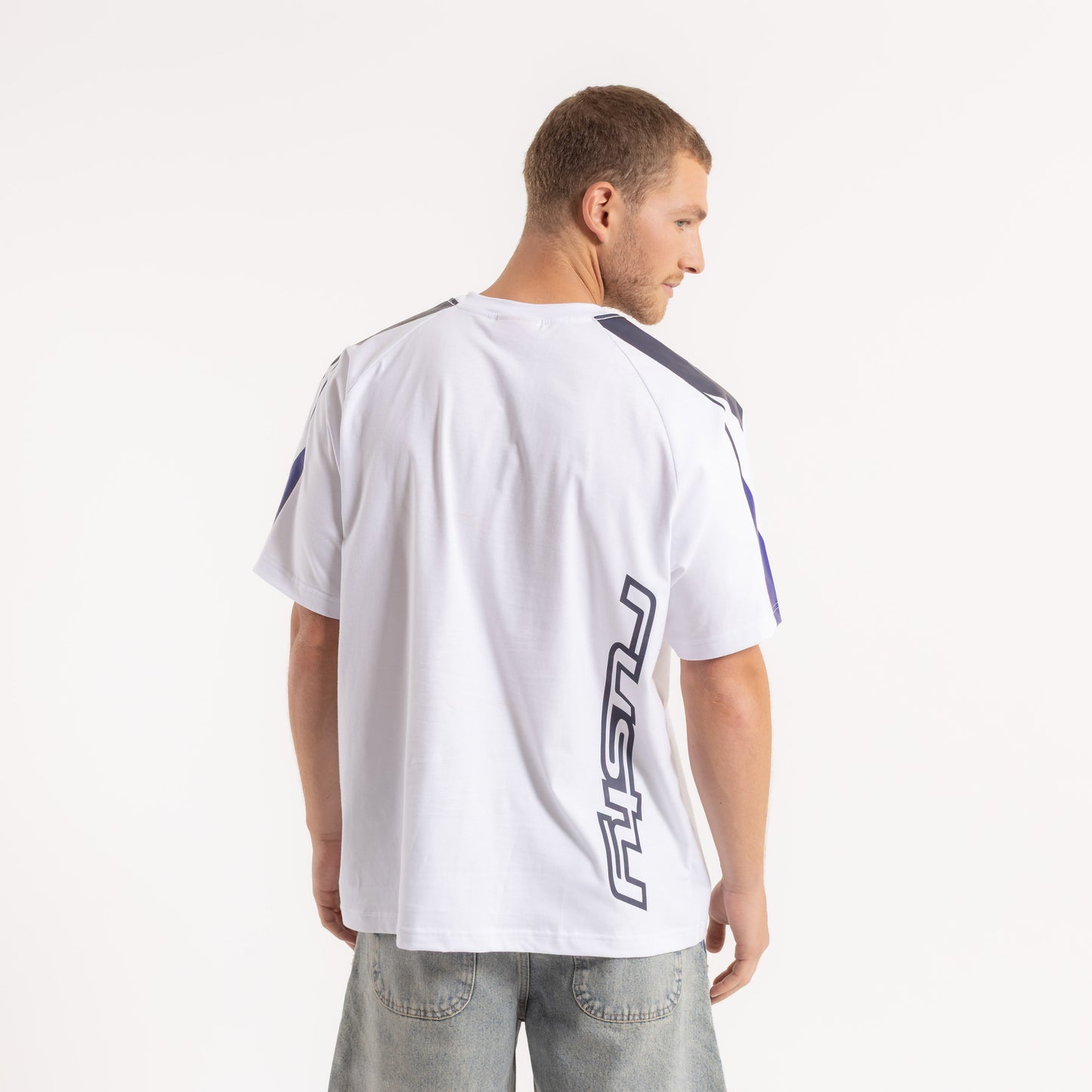 Remera Mc Rusty Rally Tee White/Navy Blue