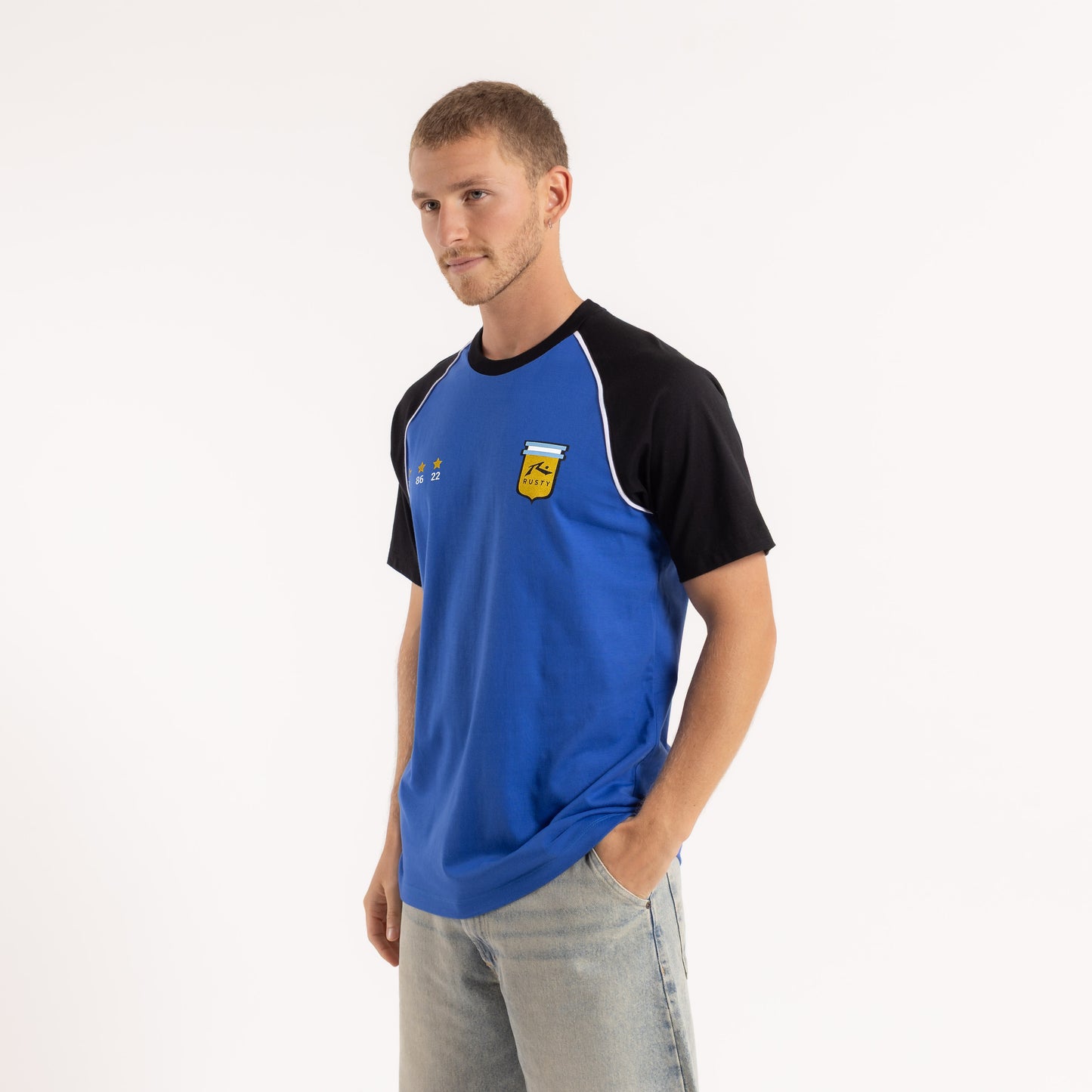 Remera Mc Rusty Sean Eternos Tee Azul