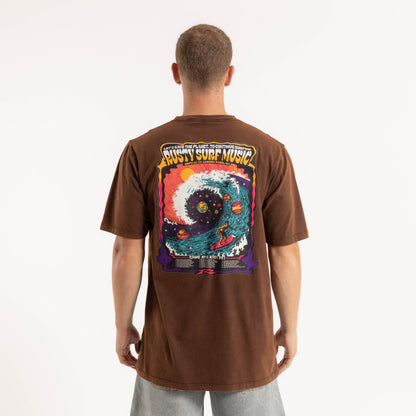 Remera Mc Rusty Stp Tee Process Brown