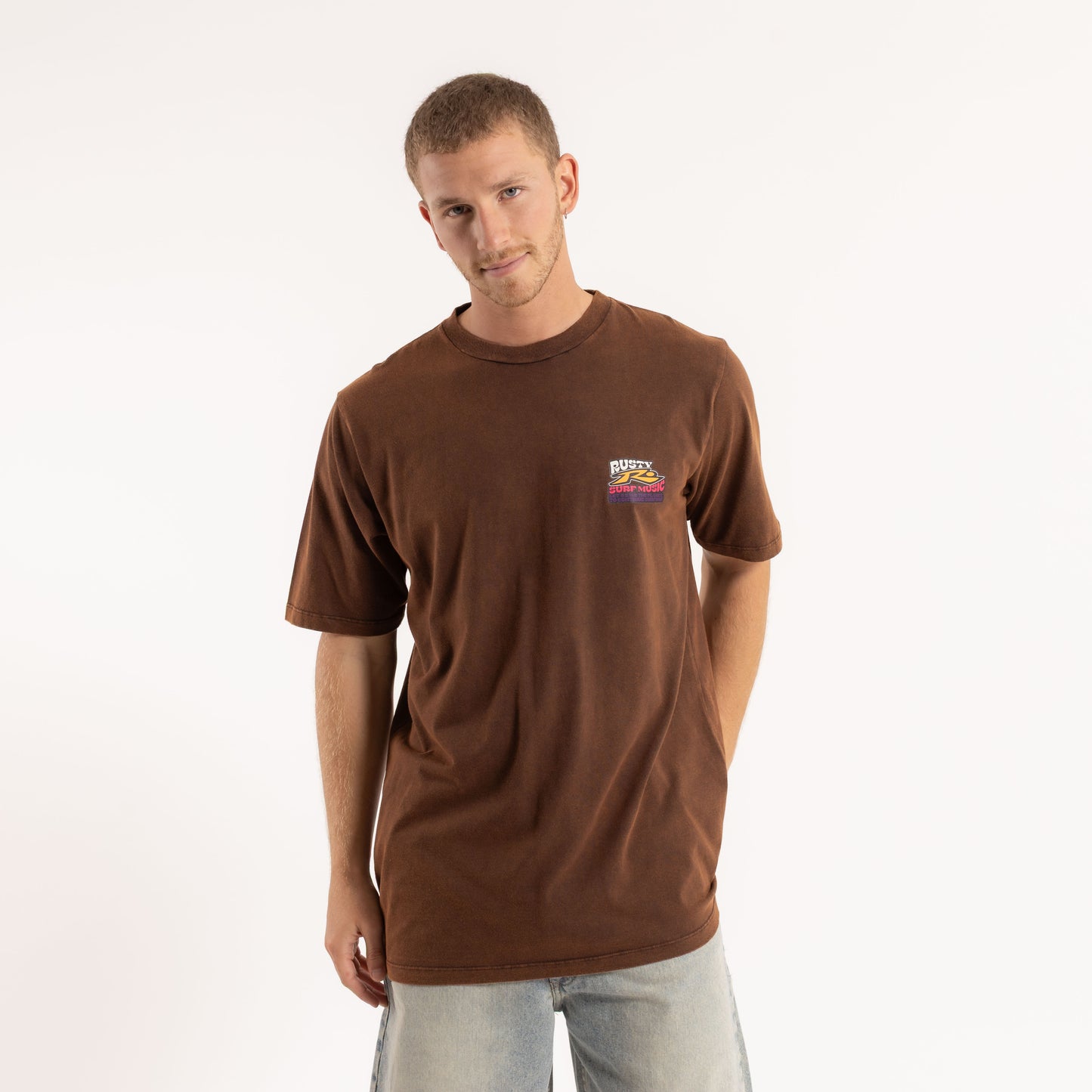 Remera Mc Rusty Stp Tee Process Brown