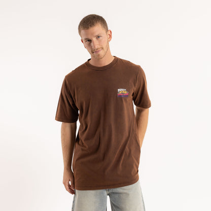 Remera Mc Rusty Stp Tee Process Brown