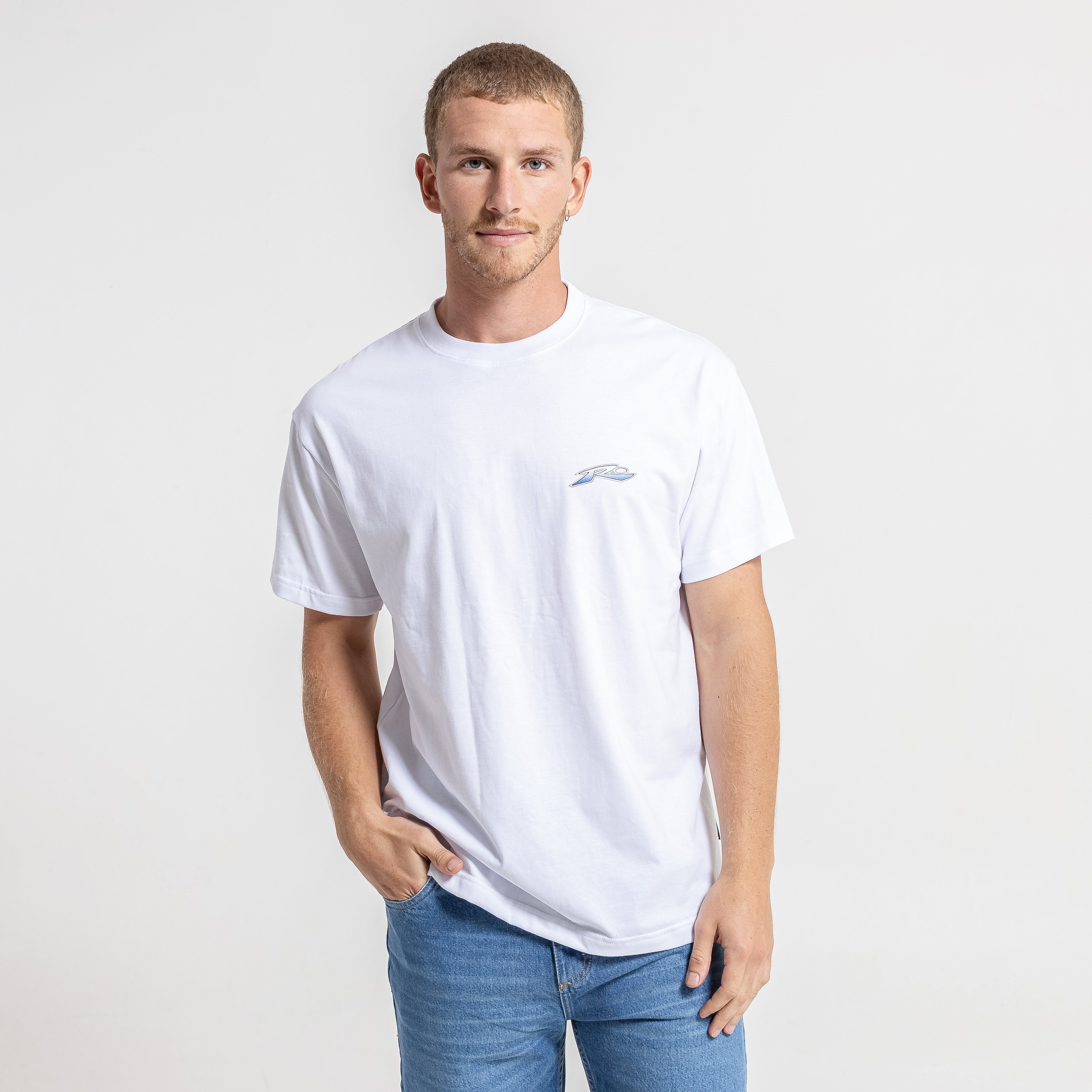 Remera Mc Rusty Super R Dot Tee White