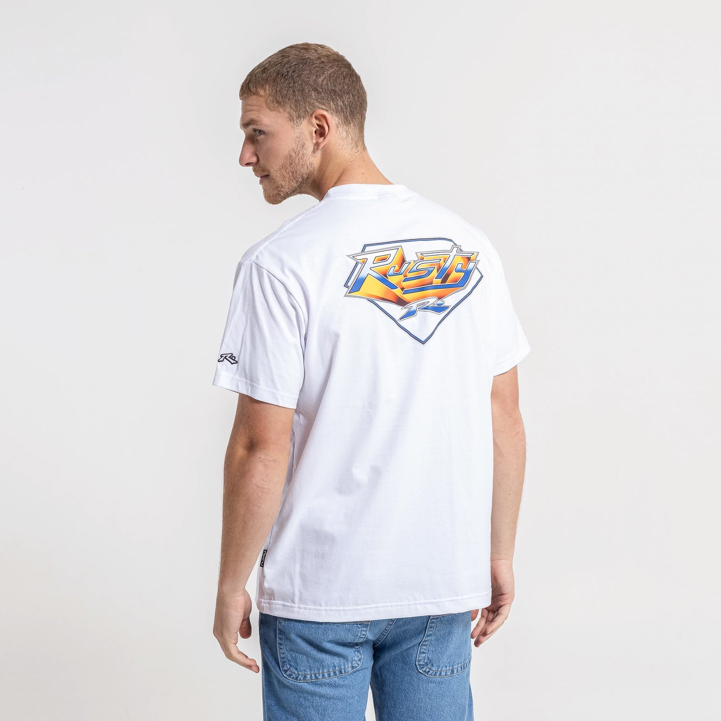Remera Mc Rusty Super R Dot Tee White