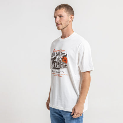Remera Mc Rusty Support Your Local Tee Ecru