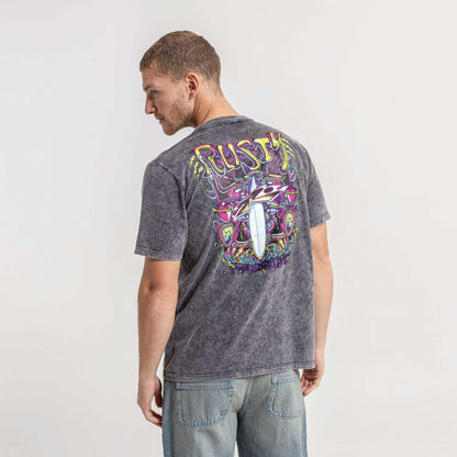 Remera Mc Rusty Surf Frames Tee Process Black