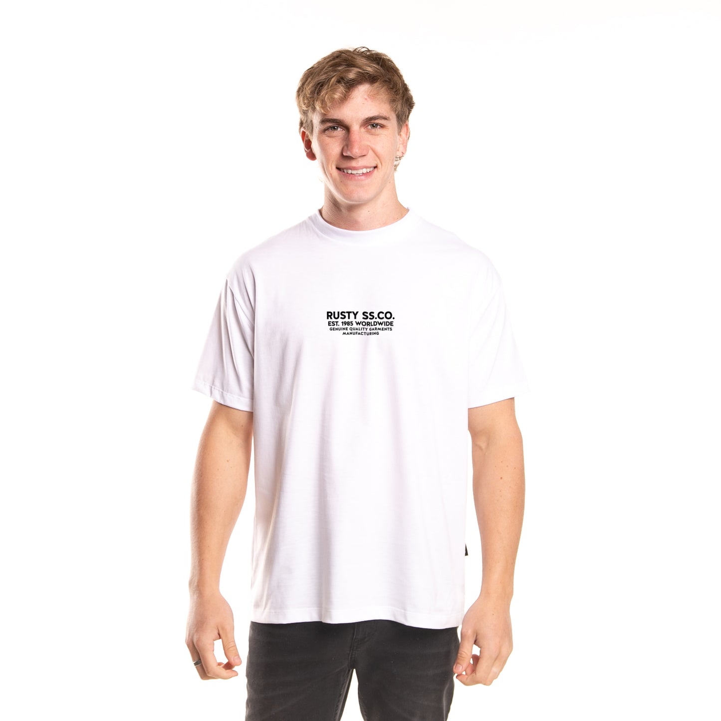 Remera Mc Rusty Wave Snake Tee White